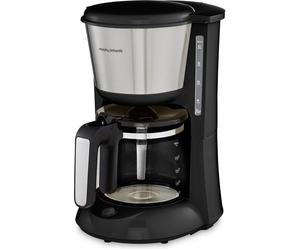 MORPHY RICHARDS Equip 162501 Filter Coffee Machine - Black & Silver, Black,Silver/Grey