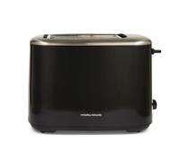Morphy Richards Equip 2 Slice Toaster, Defrost and Reheat, Browning Controls, Variable Wide Slots, Removable Crumb Tray, 800W, Black, 222064