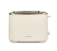 Morphy Richards Equip 2 Slice Toaster, Defrost and Reheat, Browning Controls, Variable Wide Slots, Removable Crumb Tray, Stainless Steel,800W, Cream, 222065