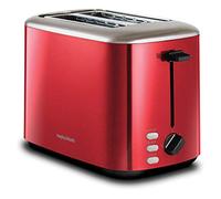 Morphy Richards Equip Red 2 Slice Toaster - Defrost And Reheat Settings - 2 Slot - Stainless Steel - 222066