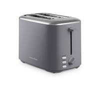 Morphy Richards Equip 2 Slice Toaster, Defrost and Reheat, Browning Controls, Variable Wide Slots, Removable Crumb Tray, Stainless Steel, 800W, Grey, 222068