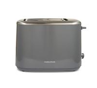 Morphy Richards Equip 2 Slice Toaster, Defrost and Reheat, Browning Controls, Variable Wide Slots, Removable Crumb Tray, Stainless Steel, 800W, Grey, 222068