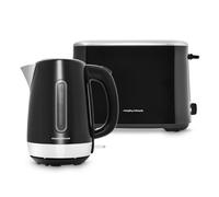 Morphy Richards Equip Black Kettle & Toaster Set
