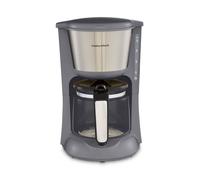 Morphy Richards Equip Filter Coffee Machine, Pour Over Technology, 1.2L - Grey & Stainless Steel, 162505