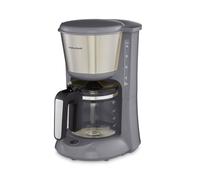 Morphy Richards Equip Filter Coffee Machine, Pour Over Technology, 1.2L - Grey & Stainless Steel, 162505