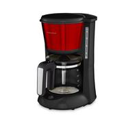 Morphy Richards Equip Filter Coffee Machine, Pour Over Technology, 1.2L - Red & Black, 162503