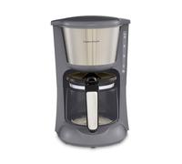Morphy Richards Equip Filter Coffee Machine, Pour Over Technology, 1.2L - Grey & Stainless Steel, 162505