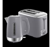 Morphy Richards Equip Grey Kettle And Toaster Set In Mid Grey Mid Grey 2 Pack