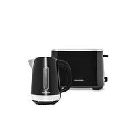 Morphy Richards 1.7L Kettle & 2 Slice Toaster Breakfast set Black Equip