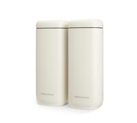 Morphy Richards Equip Kitchen Storage Canisters Set of 2 Large Canisters Cream