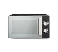 Morphy Richards Equip Microwave, 20L Capacity, Black, 512115 | Fast 800W Heating, 6 Cooking Power Levels, Modern High-Gloss Finish, Even Heating Glass Turntable