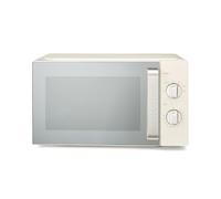 Morphy Richards Equip Microwave, 20L Capacity, Cream, 512116 | Fast 800W Heating, 6 Cooking Power Levels, Modern High-Gloss Finish, Even Heating Glass Turntable