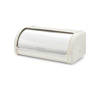 Morphy Richards Equip Roll Front Bread Bin, 12L, Carbon & Stainless Steel Design Durable and Fresher Bread, Easy Access Lid, Noise Dampening Technology, Non Slip Water Resistant Base, Cream, 832001