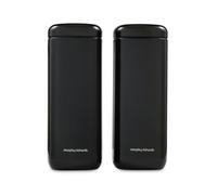 Morphy Richards Equip Set of 2 Large Storage Canister Black