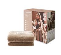 Morphy Richards EverCosy Small Fleece Electric Heated Throw - Mocha, 610003