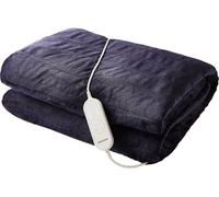 Morphy Richards EverCosy Large Fleece Electric Heated Throw - Navy, 610005