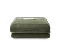 Morphy Richards EverCosy Large Fleece Electric Heated Throw in Green | Size: Double