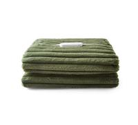 Morphy Richards EverCosy Luxury Striped Fleece Electric Heated Throw, 200x180cm, 9 Heat Settings, Detachable, Teddy and Flannel Fleece, Overheat Protection, Auto Shut Off, 610104