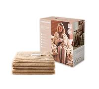 Morphy Richards EverCosy Luxury Striped Fleece Electric Heated Throw, 160x130cm, 9 Heat Settings, Detachable, Teddy and Flannel Fleece, Overheat Protection, Auto Shut Off, 610103