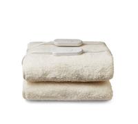 Morphy Richards EverCosy Premium Fleece Heated Electric Under Blanket, Teddy, Superking, 160x160cm, Dual Control, 9 Settings, 5p/hour Cost, Machine Washable, 600023, Cream