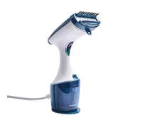 Morphy Richards Express Handheld Garment Steamer, Dual Steam Eco & Turbo, 35s Heat Up, No Ironing Board Needed, Kills Bacteria and Odours, Lint Brush & Creaser, 3m Cord, 1750W, White/Blue, 361000