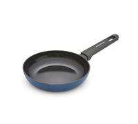 Morphy Richards Frying Pan, Recycled Aluminium, 20cm, Non Stick Ceramic Coating, Soft Touch Handles, Oven Safe Up to 180c, Suitable for All Hobs, Blue, 853001