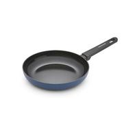 Morphy Richards Frying Pan, Recycled Aluminium, 24cm, Non Stick Ceramic Coating, Soft Touch Handles, Oven Safe Up to 180c, Suitable for All Hobs, Blue, 853252