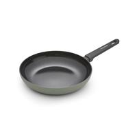 Morphy Richards Frying Pan, Recycled Aluminium, 28cm, Non Stick Ceramic Coating, Soft Touch Handles, Oven Safe Up to 180c, Suitable for All Hobs, Green, 853501
