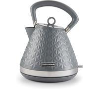 Morphy Richards Grey Vector 1.5L 3KW Pyramid Kettle