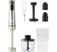 Morphy Richards Stainless Steel Hand Blender Set with Masher, Variable Speeds, Turbo Mode, DC Motor, Lightweight, Mashing/Chopping/Whisking/Juicing & Blending, Accessories Included, 1000W, 402020