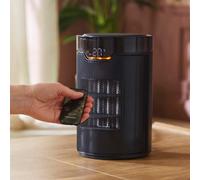 Morphy Richards HeatFlux 1.5kw Bedside Ceramic Fan Heater Remote Control Black