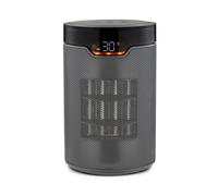 Morphy Richards HeatFlux Digital Ceramic Tower Fan Heater, Remote Control, Compact, 20m2 Coverage, Oscillation, Timer Function, Auto Switch off, Touch Panel Design, Low Noise, 2kw, Grey, 825402