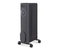 Morphy Richards HeatFlux 1.5kW Digital Oil Filled Radiator with Remote Control - Grey, 827502