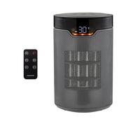 Morphy Richards HeatFlux Digital Ceramic Tower Fan Heater, Remote Control, Compact, 20m2 Coverage, Oscillation, Timer Function, Auto Switch off, Touch Panel Design, Low Noise, 2kw, Grey, 825402