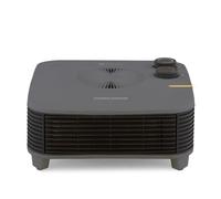 Morphy Richards HeatFlux 2kw Flat Fan Heater, 20m2, Adjustable Thermostat, Lightweight, Compact, Portable, Low Noise, Wide Angle Heat Output, Overheat Protection, Grey, 825101
