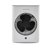 Morphy Richards HeatFlux 2000W Upright Fan Heater, Remote Control, 20m2, Anti-Freeze, Adjustable Thermostat, Timer, Touch LED Display, Low Noise, Auto Switch Off, Overheat Protection, White, 825200