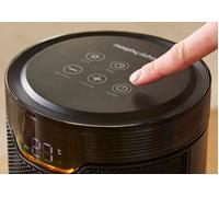 Morphy Richards HeatFlux 825050 Bedside Heater Quiet Ceramic Fan Black