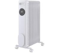 MORPHY RICHARDS HeatFlux Portable Oil-Filled Radiator - White, White