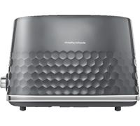MORPHY RICHARDS Hive 2-Slice Toaster 220033 Variable Browning Cord Storage GREY