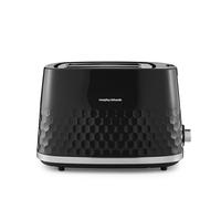 Morphy Richards Hive 2 Slice Toaster, Variable Browning, Removable Crumb Tray, Cancel, Defrost, Reheat, Anti-jam feature, Gloss Finish, 850W, Black, 2