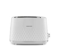 Morphy Richards Hive 2 Slice Toaster, Variable Browning, Removable Crumb Tray, Cancel, Defrost, Reheat, Anti-jam feature, Gloss Finish, 850W, White, 220034
