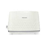 Morphy Richards Hive Cream 2 Slice Toaster - Gloss Finish - Plastic - 2 Slot - 220032