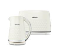 Morphy Richards 1.5L Kettle & 2 Slice Toaster Breakfast set Hive Cream 950056
