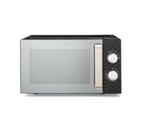 Morphy Richards Hive Microwave, 20L Capacity, Black, 512100 | Fast 800W Heating, 6 Cooking Power Levels, Honeycomb Design, Even Heating Glass Turntable