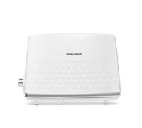 Morphy Richards Hive White 2 Slice Toaster - Gloss Finish - Plastic - 2 Slot - 220034