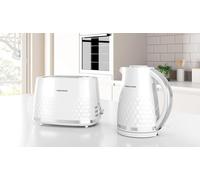 Morphy Richards Hive White Electric Kettle & 2 Slice Toaster Pack 108274 |220034