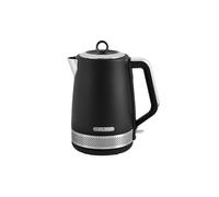 Morphy Richards Illumination 1.7L Jug Kettle, Rapid Boil, Boil Dry Protection, Pull off Lid, Limescale Filter, Easy View Window, 360 Cordless Base, Stainless Steel, Black , 108020