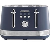 MORPHY RICHARDS Illumination 248023 4-Slice Toaster - Navy Peony, Blue