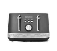 248022 Illumination Stainless Steel 4 Slice Toaster Titanium