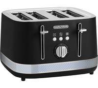 Morphy Richards 248020 llumination Black Stainless Steel 4 Slice Toaster